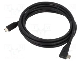 GOOBAY Câble Thunderbolt 3, Thunderbolt 4 et USB 4.0, 2m, Noir