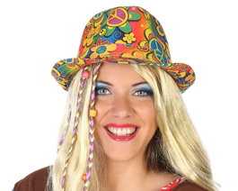 Atosa Sombrero Hippie Multicolore pour Adulte