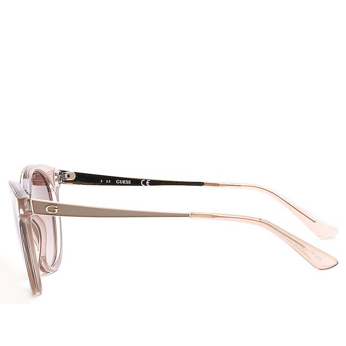 Guess GU7459 Lunettes de Soleil Femme Rondes Beige Marron Dégradé 52mm/20mm/140mm
