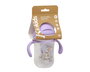 KioKids Tasse d'Apprentissage Étape 3 - 300 mL avec Poignées et Bouchon Anti-Colique - Dès 6 Mois - Lavande - Collection Little Sauvage