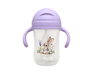 KioKids Tasse d'Apprentissage Étape 3 - 300 mL avec Poignées et Bouchon Anti-Colique - Dès 6 Mois - Lavande - Collection Little Sauvage