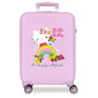 Hello Kitty Valise trolley ABS 55 cm 4 roues doubles, avec caisse à combinaison latérale et organisateur intérieur