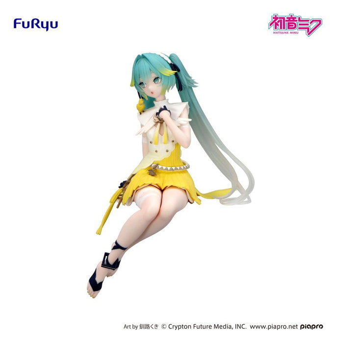 Furyu Hatsune Miku Noodle Stopper Canary Bird Statuette PVC