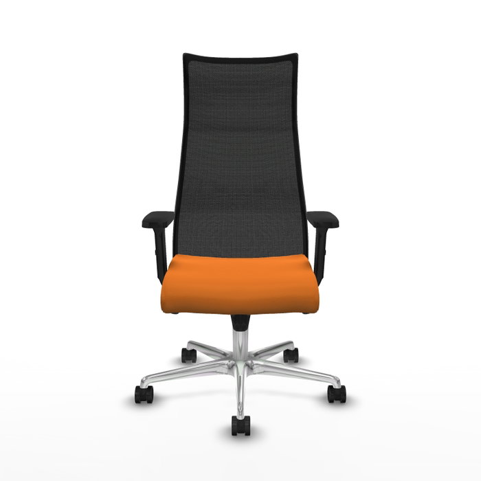 Piqueras y Crespo Chaise de Bureau Albacete Orange et Noir