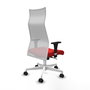 Piqueras Y Crespo Fauteuil Albacete, Mécanisme Synchrone, Rouge/Blanc
