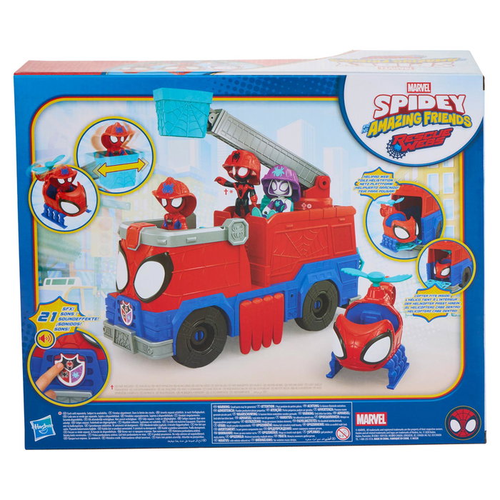 HASBRO Spidey Rescue Webs Camion de Pompiers G1992
