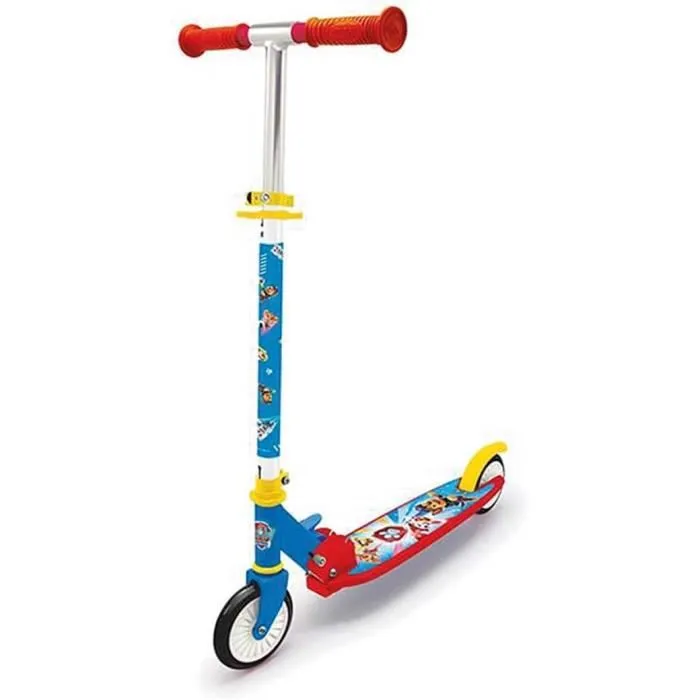 Smoby Pat' Patrouille Trottinette 2 Roues Pliable - Guidon Réglable en Hauteur - Roues Silencieuses - Pour Enfant Smoby Pat' Patrouille Trottinette 2 Roues Pliable - Guidon Réglable en Hauteur - Roues Silencieuses - Pour Enfant