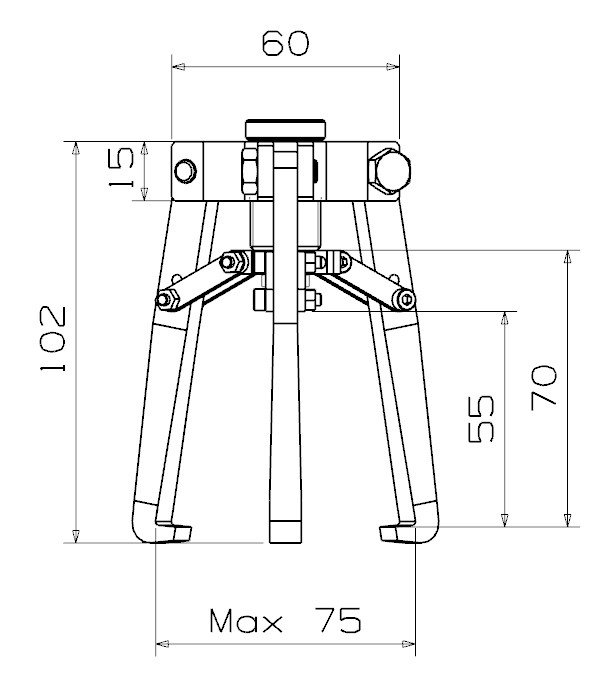 Extracteur Pour Prise Intérieure Et Extérieure Forza À 2/3 Griffes