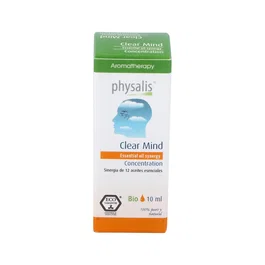 PHYSALIS CLEAR MIND synergie d'huiles essentielles BIO 10ml