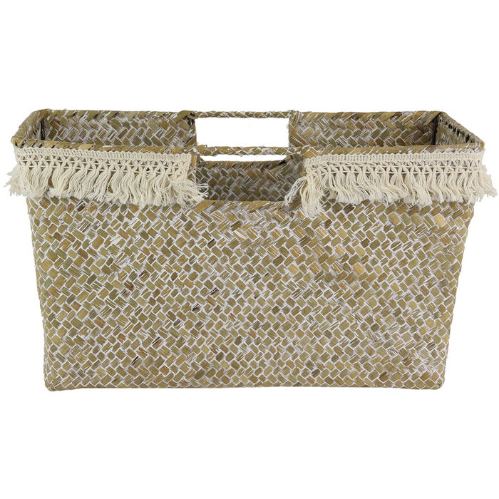 Home Deco Factory Porte-revues tressé 35x18x20 cm