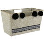 Home Deco Factory Porte-revues tressé 35x18x20 cm