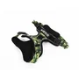M Pets Harnais HIKING - Taille M, camouflage, tissu rembourré, attache sécurité et poignée, laisse dos/avant pour chien