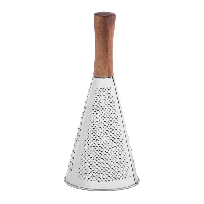 Andrea House Cc68027 Râpe en acier inoxydable et acacia Ø10,5 x 24 cm avec 3 types de perforations Andrea House Cc68027 Râpe en acier inoxydable et acacia Ø10,5 x 24 cm avec 3 types de perforations