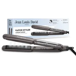 Jean Louis David Vapor Styler - Lisseur vapeur professionnel - Plaques en céramique tourmaline - 6 températures réglables (150-235°C)