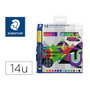 Staedtler Marqueur permanent 317 C14 1 mm Multicouleur