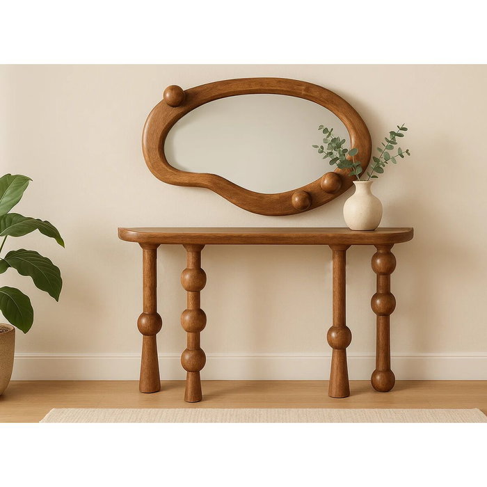 Home ESPRIT Miroir mural Marron Naturel Balles Urbaine Home ESPRIT Miroir mural Marron Naturel Balles Urbaine