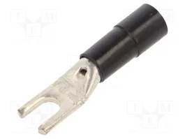 BM GROUP Connecteur à fourche isolé M5 noir 10mm2
