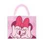 Cerdá Bolsa shopping peluche Minnie - Sac à main 30 x 37 x 8 cm en tissu et peluche - Rose