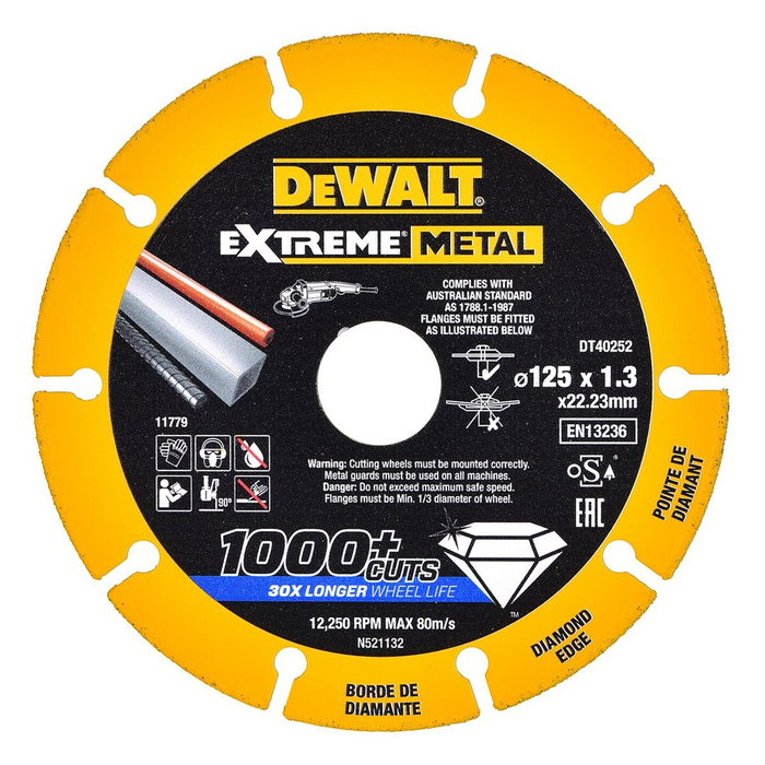 Dewalt DCG405P3 Meuleuse d'angle 18 V 125 mm