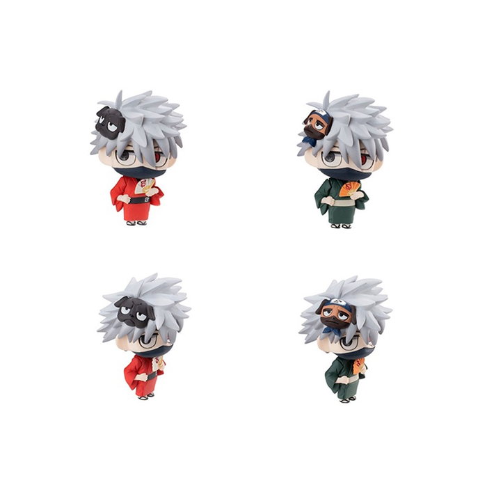 Megahouse Lot de 10 Figurines Naruto Shippuden Petit PVC 6 cm