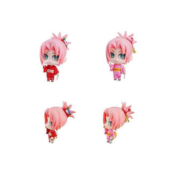 Megahouse Lot de 10 Figurines Naruto Shippuden Petit PVC 6 cm