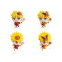 Megahouse Lot de 10 Figurines Naruto Shippuden Petit PVC 6 cm