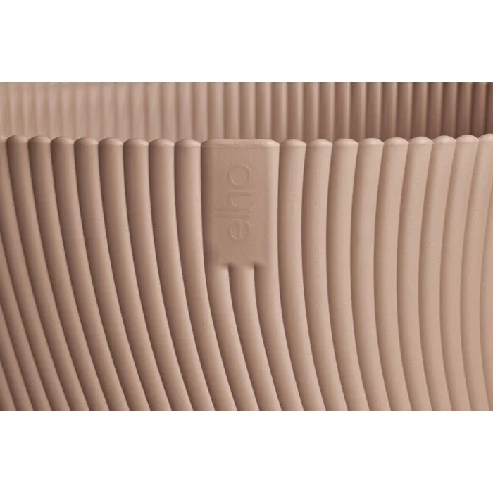 ELHO Pot de fleur haut Sereh Haut 30 - 22 L - Dimensions : 30 x 29.5 x 41 cm (L x B x H) - Marron - Usage balcon, intérieur et extérieur