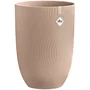 ELHO Pot de fleur haut Sereh Haut 30 - 22 L - Dimensions : 30 x 29.5 x 41 cm (L x B x H) - Marron - Usage balcon, intérieur et extérieur