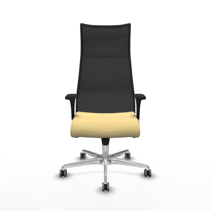 Piqueras y Crespo Chaise de Bureau Albacete XL Crème et Noir Piqueras y Crespo Chaise de Bureau Albacete XL Crème et Noir