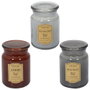 Home Deco Factory Bougie Parfumée en Pot de Verre Apothicaire
