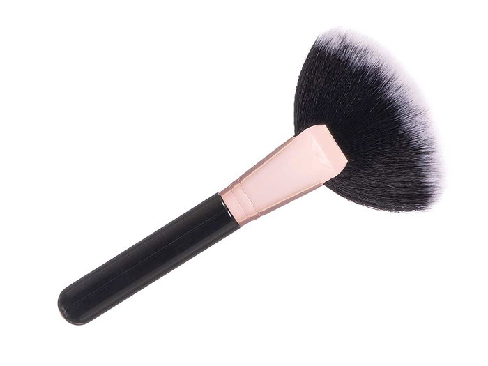 BERILO Pinceau de maquillage ovale Noir-Bronze BERILO Pinceau de maquillage ovale Noir-Bronze