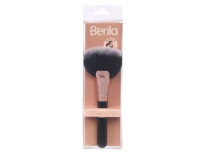 BERILO Pinceau de maquillage ovale Noir-Bronze BERILO Pinceau de maquillage ovale Noir-Bronze