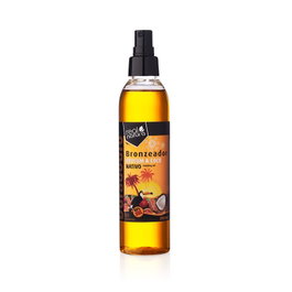 Real Natura Huile Bronzante à l'Urucum et au Coco Bio - 200 ml - Stimule la Mélanine pour un Bronzage Naturel et Hydraté
