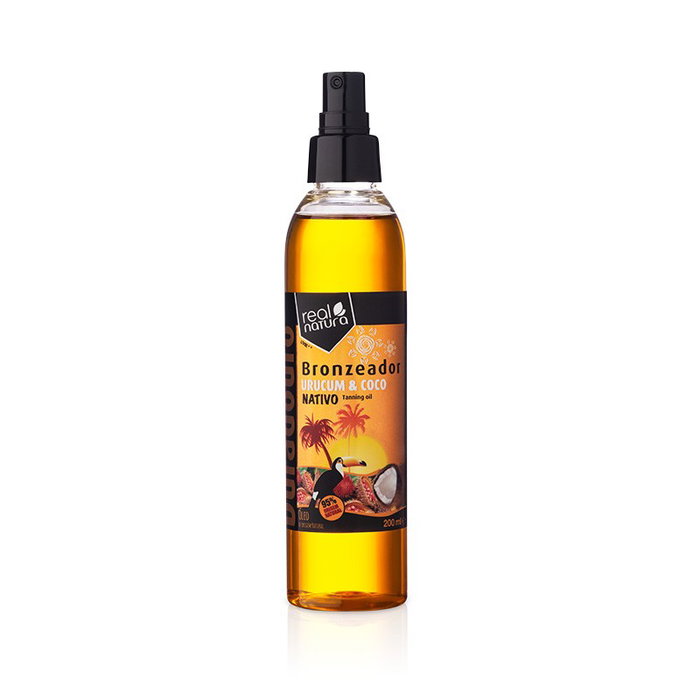 Real Natura Huile Bronzante Urucum + Coco 200ml Real Natura Huile Bronzante Urucum + Coco 200ml