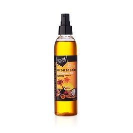 Real Natura Huile Bronzante à l'Urucum et au Coco Bio - 200 ml - Stimule la Mélanine pour un Bronzage Naturel et Hydraté