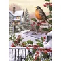 Clementoni Puzzle 1000 pièces - Robin and Holly Bushes