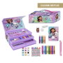 Cerdá Mallette de Papeterie pour Coloriage La Maison de Poupées de Gabby, Lilas