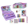 Cerdá Mallette de Papeterie pour Coloriage La Maison de Poupées de Gabby, Lilas