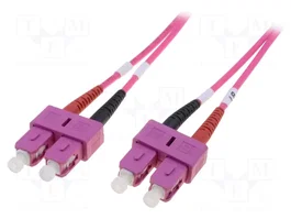DIGITUS Patch cord en fibre optique OM4 SC/PC 3m