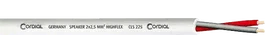 CORDIAL Bobine Câble Enceinte 2x2.5mm² 100m Blanc AWG 14 Cuivre