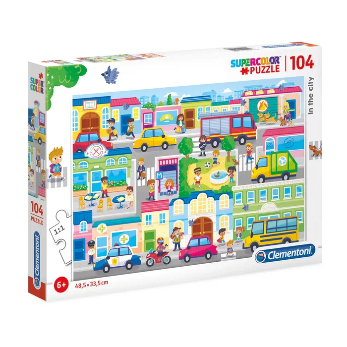 Clementoni Puzzle In The City 104 pièces Clementoni Puzzle In The City 104 pièces