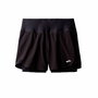 Short de Sport pour Femme Brooks Chaser 5" 2-In-1 20 Noir