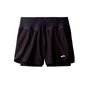 Short de Sport pour Femme Brooks Chaser 5" 2-In-1 20 Noir