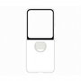 Samsung Coque transparente protectrice avec anneau de maintien pour téléphone Galaxy Z Flip6 et Z Flip7 FE