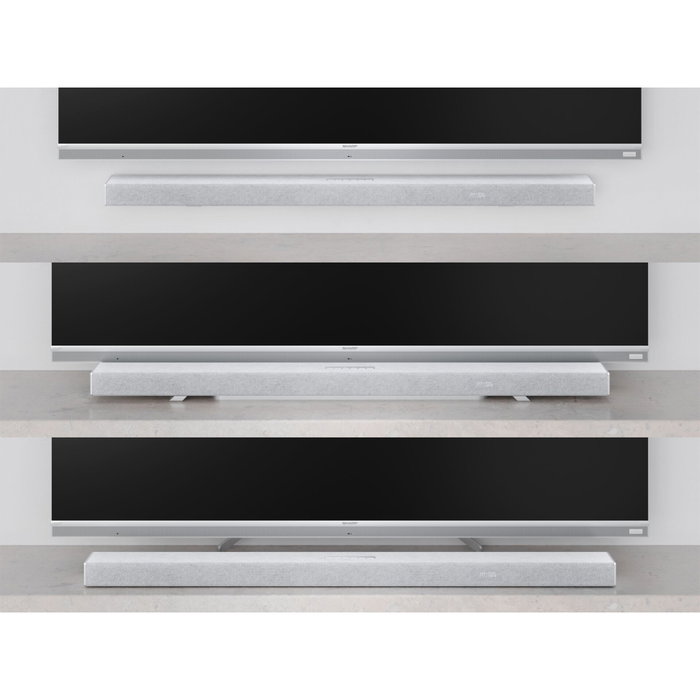 Sharp HT-SBW53121 barre de son avec caisson de basses sans fil argent Sharp HT-SBW53121 barre de son avec caisson de basses sans fil argent