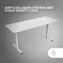 Mars Gaming MGD Ergo PRO W Blanc 160x60 cm