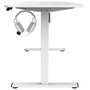 Mars Gaming MGD Ergo PRO W Blanc 160x60 cm