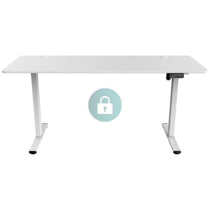 Mars Gaming MGD Ergo PRO W Blanc 160x60 cm