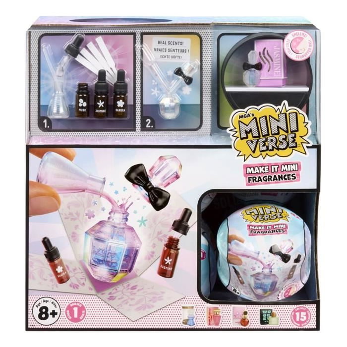 Mga'S Miniverse Boîte complète de 15 boules de parfums miniatures Mga'S Miniverse Boîte complète de 15 boules de parfums miniatures