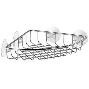Tatay Cestillo Inox Rinconera con Ventosa 190x190x40 mm Tatay Cestillo Inox Rinconera con Ventosa 190x190x40 mm